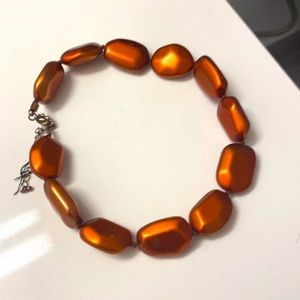 Copper bulky necklace